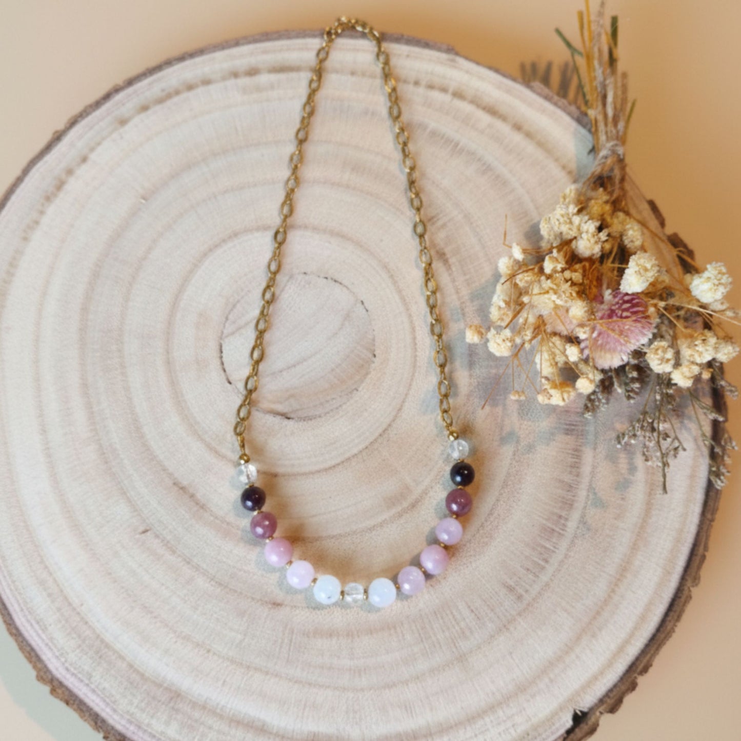 Colar Aura Rosa I – Equilíbrio, Amor e Serenidade