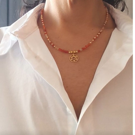 Colar Cornalina · Chakra Sacral
