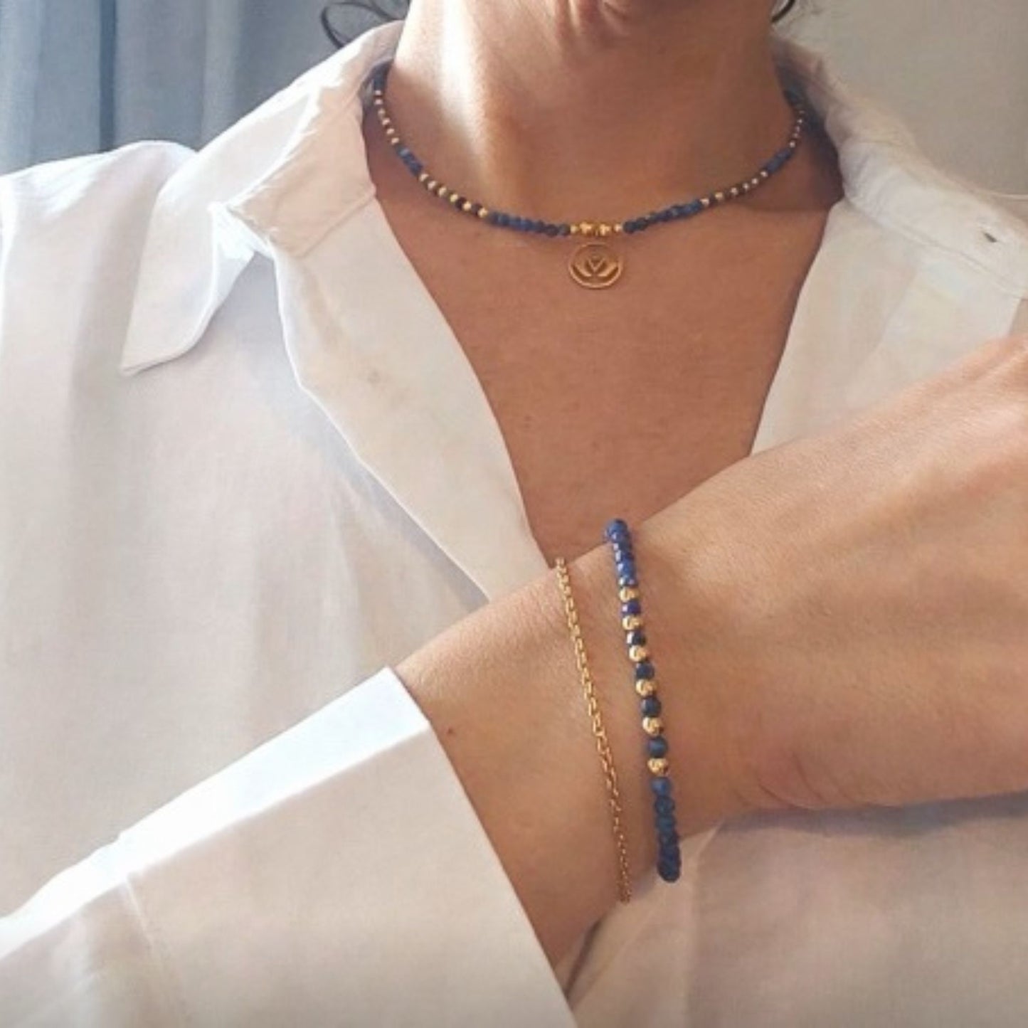 Colar Lápis Lazuli · Chakra do Terceiro Olho