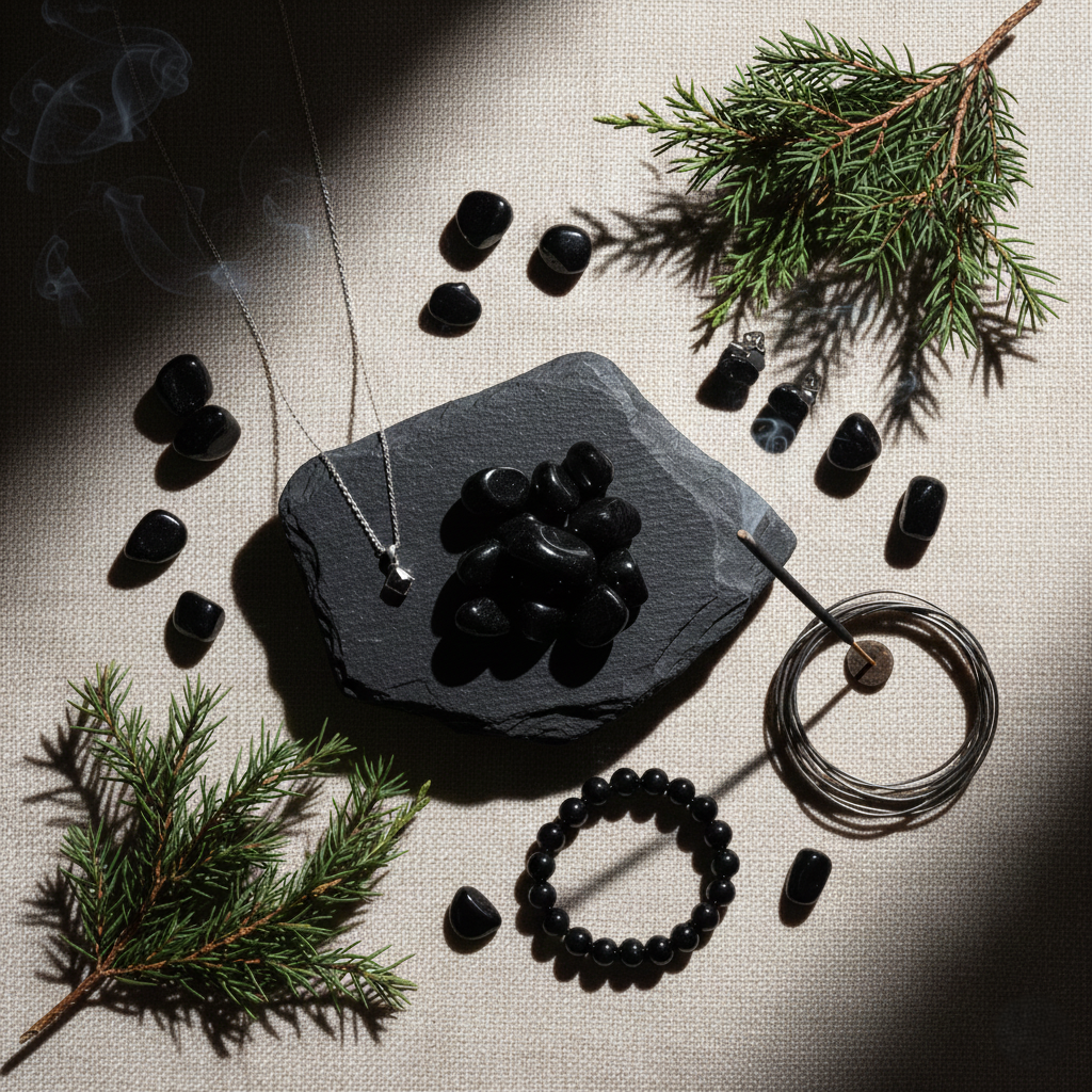 Espinela Negra: Proteção, Enraizamento e Força Interior