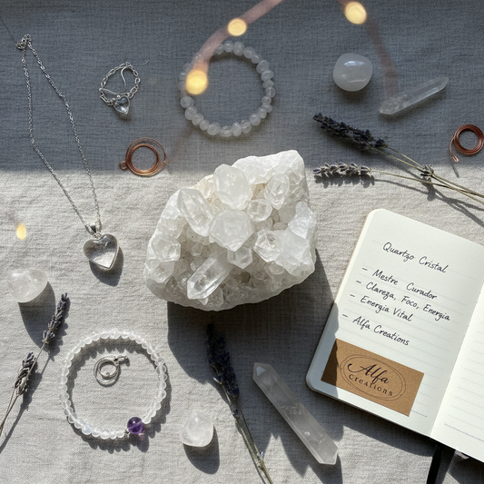 Quartzo Cristal: O Cristal da Clareza, Harmonia e Amplificação de Energia