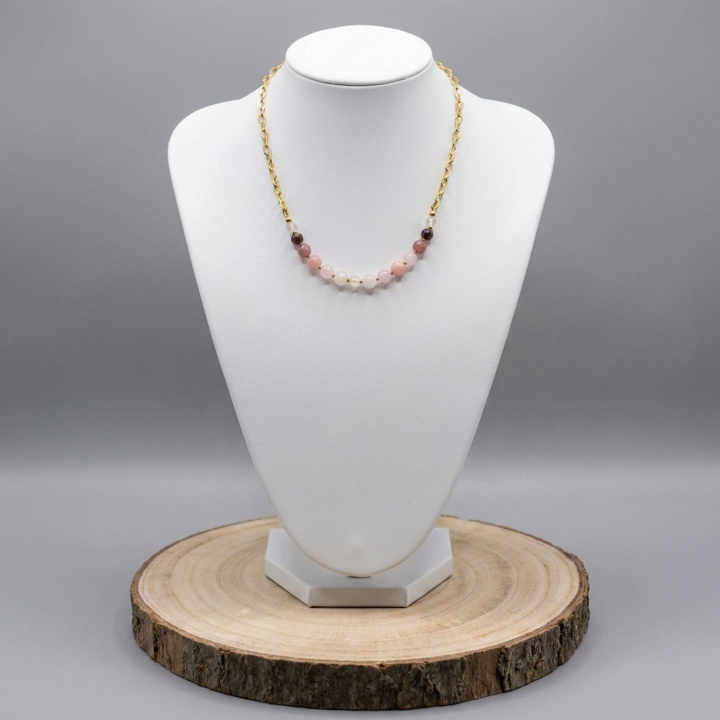 Colar Aura Rosa I – Equilíbrio, Amor e Serenidade