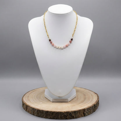 Colar Aura Rosa I – Equilíbrio, Amor e Serenidade