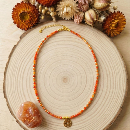 Colar Aventurina Laranja · Chakra Sacral