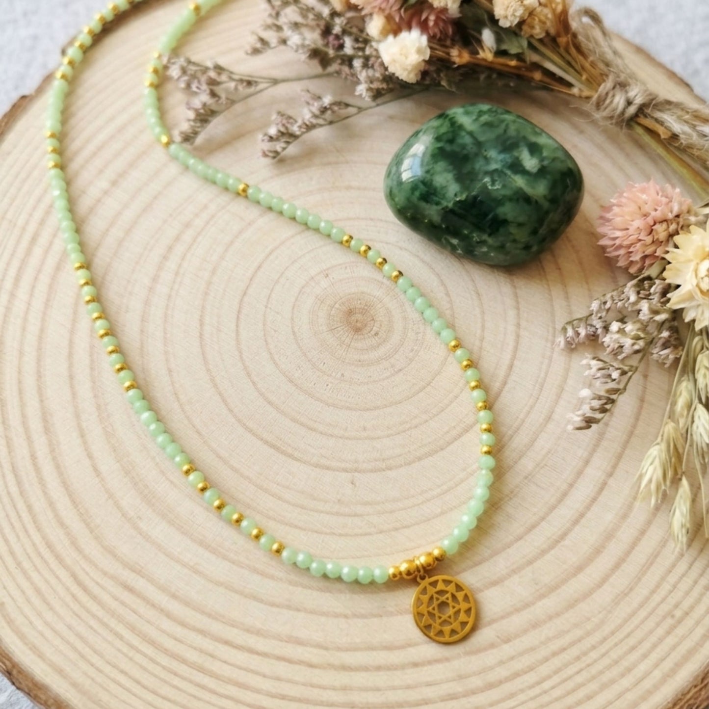 Colar Jade · Chakra Cardíaco