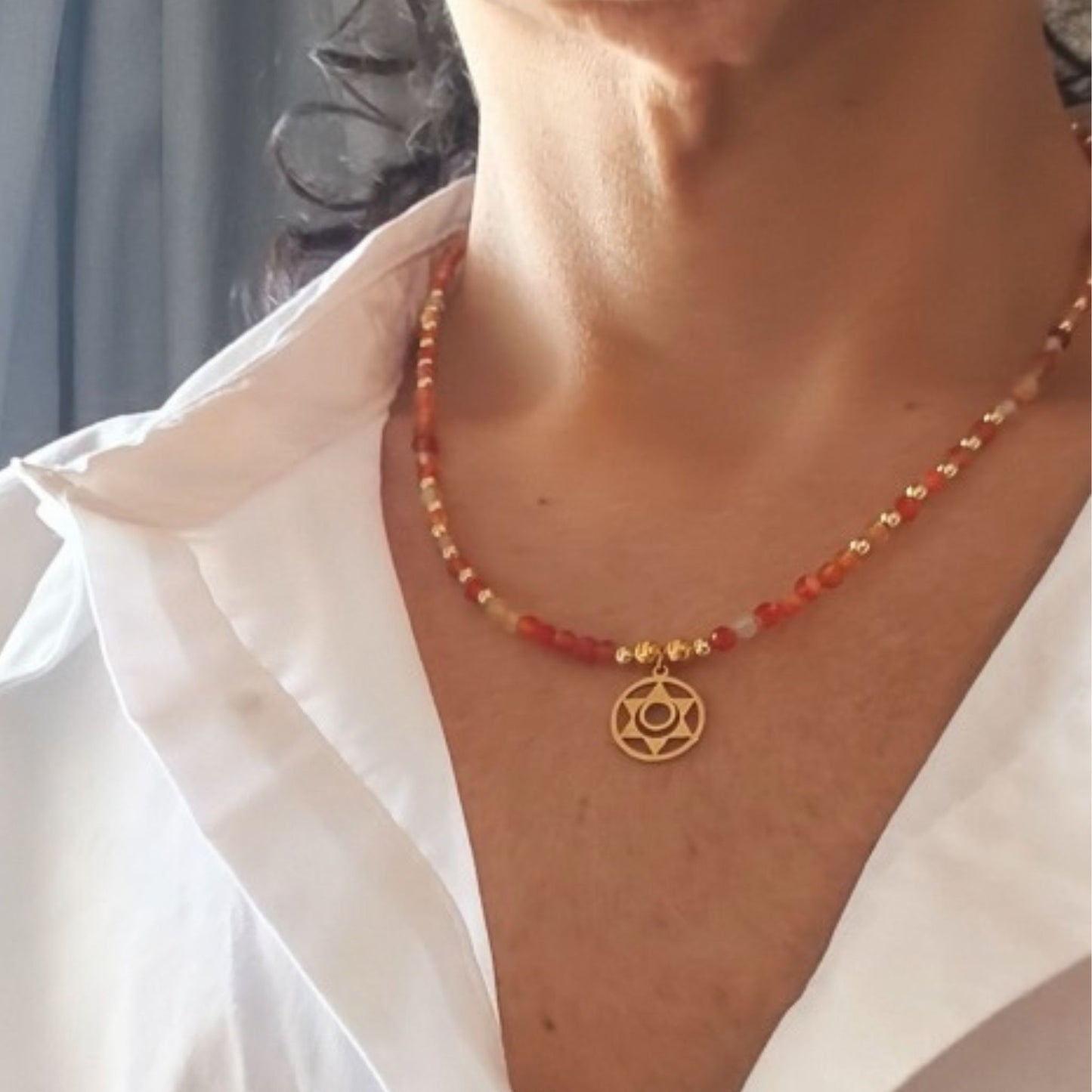 Colar Cornalina · Chakra Sacral